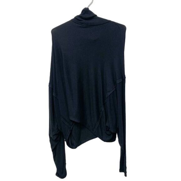 Free People Black Dolman Turtleneck Top - Picture 8 of 8